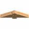 Ekena Millwork Eugene Smooth Timber Gable Bracket, Western Red Cedar, 36"W x 7"H x 3 1/2"D x 5 1/2"F, 5/12 Pitch GBW036X07X0406EUG00SWR - alternate 5